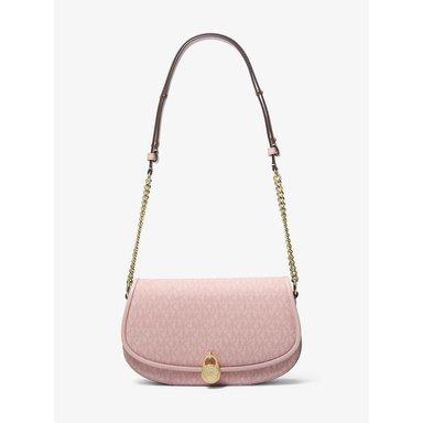 MICHAEL KORS BOLSO CON LOGOTIPO DE LA FIRMA MILA | ROSADO