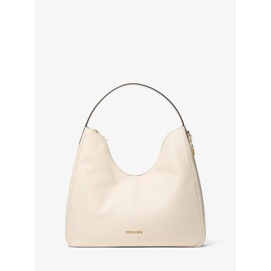 MICHAEL KORS BOLSO NAYLA DE PIEL GRANULADA | CREMA
