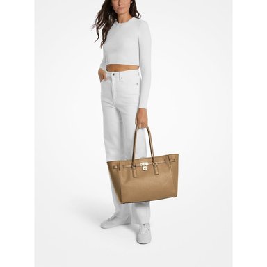 MICHAEL KORS BOLSO TOTE DE PIEL HAMILTON MODERNE | BEIGE - 3