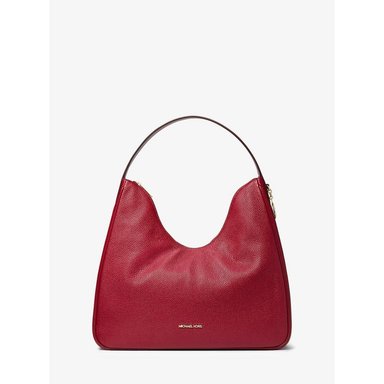 MICHAEL KORS BOLSO NAYLA DE PIEL GRANULADA | CEREZA