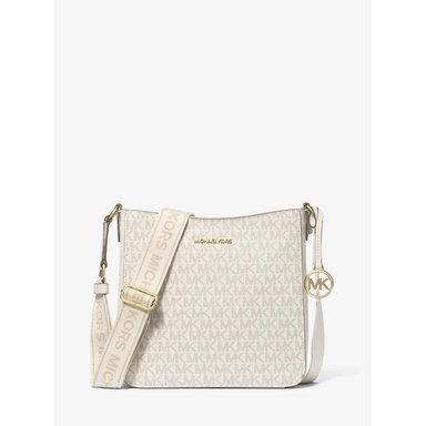 MICHAEL KORS BOLSO BANDOLERA CON EL LOGOTIPO DE JET SET TRAVEL | CREMA