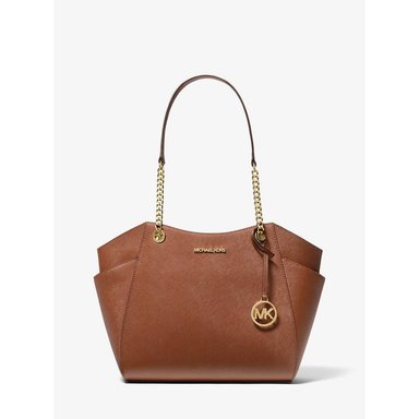 MICHAEL KORS BOLSO JET SET DE PIEL SAFFIANO | MARRÓN