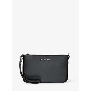 MICHAEL KORS BOLSO DE MANO CONVERTIBLE JET SET DE PIEL GRANULADA | NEGRO