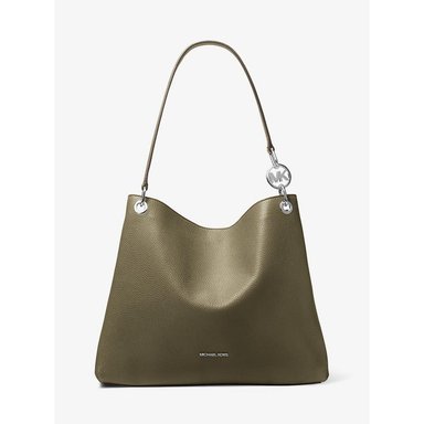 MICHAEL KORS BOLSO DE PIEL GRANULADA CHRISTINA | ACEITUNA