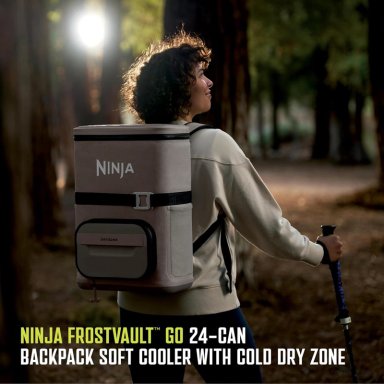 NINJA MOCHILA TÉRMICA FROSTVAULT GO CAN, 24 QT / 22,7 L | BEIGE - 2