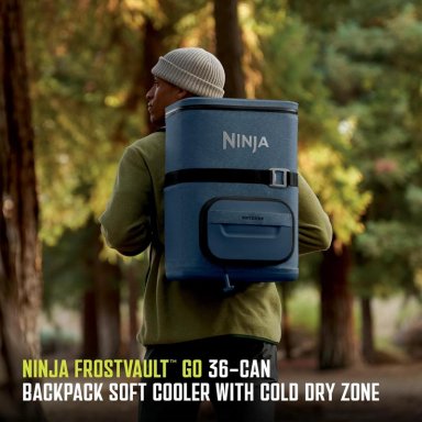 NINJA MOCHILA TÉRMICA FROSTVAULT GO CAN, 36 QT / 34,1 L | AZUL - 2