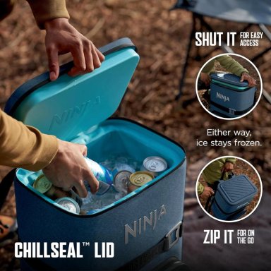 NINJA MOCHILA TÉRMICA FROSTVAULT GO CAN, 36 QT / 34,1 L | AZUL - 4