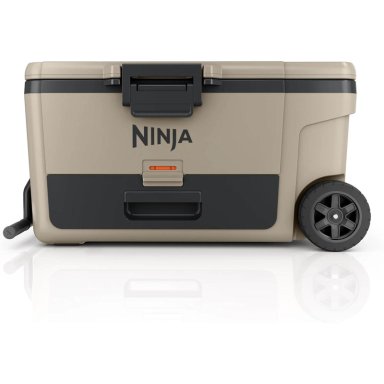 NINJA NEVERA PORTÁTIL FROSTVAULT FB265CS, CON RUEDAS Y CAJÓN SECO, 65 QT / 61,5 L | BEIGE ABEDUL