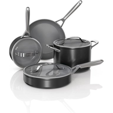 NINJA SET COCINA CW39007BK CERAMIC PRO 7 PIEZAS, CERÁMICA ANTIADHERENTE | NEGRO