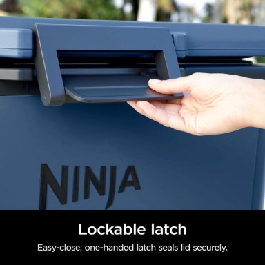 NINJA ENFRIADOR DURO FB131BL FROSTVAULT, CON CAJÓN SECO, ALTA RESISTENCIA, 30 QT / 28,4 L | LAKESHORE BLUE - 4
