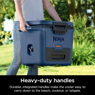 NINJA ENFRIADOR DURO FB131BL FROSTVAULT, CON CAJÓN SECO, ALTA RESISTENCIA, 30 QT / 28,4 L | LAKESHORE BLUE - 5