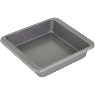 KITCHENAID MOLDE CUADRADO 23 CM, ACERO ALUMINIZADO ANTIADHERENTE | PLATEADO