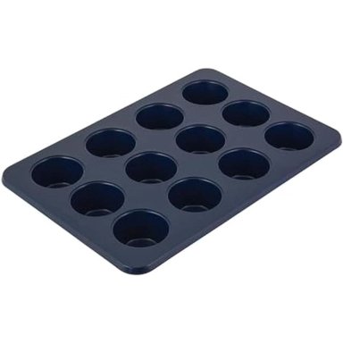 KITCHENAID MOLDE PARA MAGDALENAS 12 TAZAS / 2.8 L, ACERO | AZUL TINTA