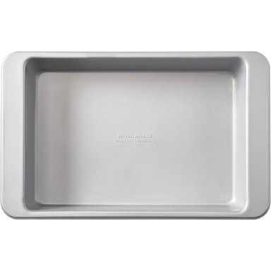 KITCHENAID MOLDE PARA PASTELES 23X33 CM, ACERO ALUMINIZADO | PLATEADO