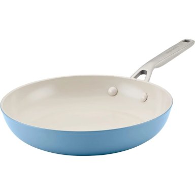 KITCHENAID SARTÉN CERÁMICA ANODIZADA DURA 10 IN / 25 CM | AZUL TERCIOPELO