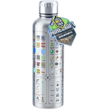 PALADONE MINECRAFT BOTELLA METÁLICA 500 ML