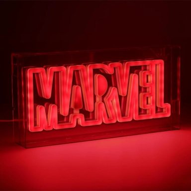 PALADONE MARVEL, LETRERO LED DE NEÓN LOGOTIPO MONTAJE PARED - 2