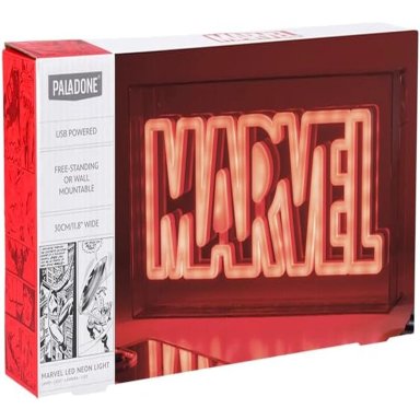 PALADONE MARVEL, LETRERO LED DE NEÓN LOGOTIPO MONTAJE PARED - 5
