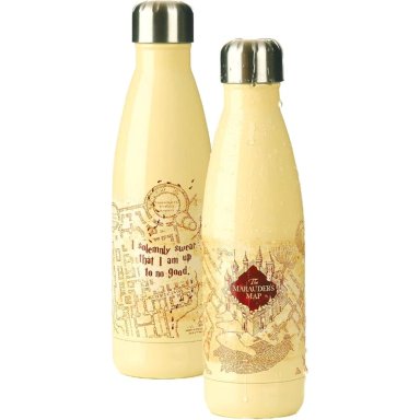 PALADONE HARRY POTTER MAPA DEL MERODEADOR, BOTELLA DE AGUA METÁLICA 500 ML OFICIAL