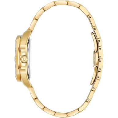 BULOVA RELOJ MARINE STAR MUJER SERIE L CUARZO 3 AGUJAS FECHA DÍA Y DIAMANTES | DORADO - 3