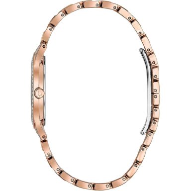 BULOVA RELOJ CRYSTAL PHANTOM MUJER CUARZO DOS AGUJAS CRISTALES PAVÉ | PLATA - 3