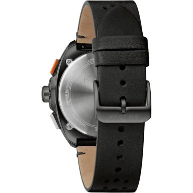 BULOVA RELOJ CRONÓGRAFO HOMBRE ESTILO RACER 3 AGUJAS CUERO ÍNDICES LUMINOSOS | NEGRO - 3