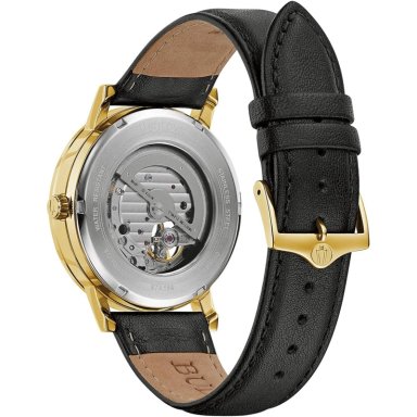 BULOVA RELOJ CLÁSICO VESTIR HOMBRE AUTOMÁTICO 3 AGUJAS 21 JOYAS APERTURA | NEGRO - 2