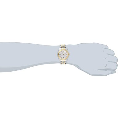 BULOVA RELOJ CLÁSICO PARA HOMBRE DE ACERO INOXIDABLE CON CUARZO Y FECHA | ORO/PLATA - 4