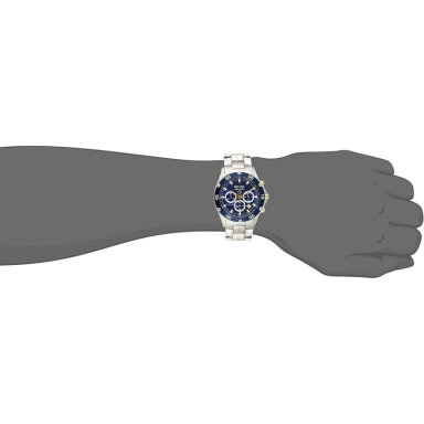 BULOVA RELOJ CRONÓGRAFO PARA HOMBRE MARINE STAR DE ACERO INOXIDABLE CON CUARZO | PLATA/AZUL - 5