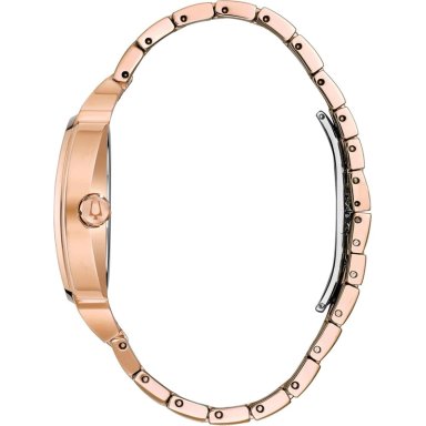 BULOVA RELOJ CRYSTAL PHANTOM HOMBRE CUARZO 3 AGUJAS FECHA | PLATA/ORO ROSA - 2