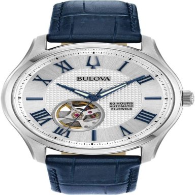 BULOVA RELOJ AUTOMÁTICO WILTON HOMBRE RESERVA DE MARCHA 60H NÚMEROS ROMANOS | AZUL