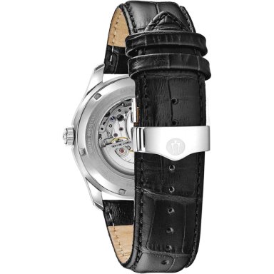 BULOVA RELOJ CLÁSICO WILTON AUTOMÁTICO HOMBRE 3 AGUJAS 21 JOYAS APERTURA | NEGRO - 3