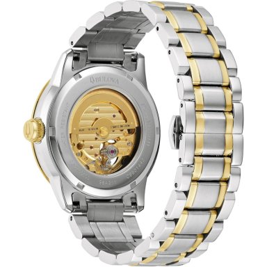 BULOVA RELOJ CLÁSICO SUTTON DE HOMBRE AUTOMÁTICO CUATRO AGUJAS SUBESFERA | ORO/PLATA - 3