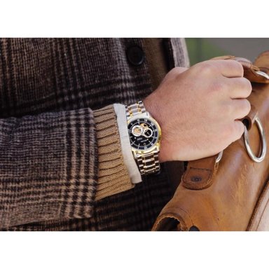 BULOVA RELOJ CLÁSICO SUTTON DE HOMBRE AUTOMÁTICO CUATRO AGUJAS SUBESFERA | ORO/PLATA - 6
