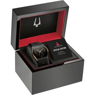 BULOVA RELOJ LATIN GRAMMY GEMINI MUJER CUARZO ACERO CORREA SILICONA CRISTAL | NEGRO - 6