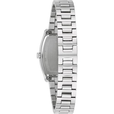 BULOVA RELOJ CLÁSICO MUJER VESTIR CUARZO 3 AGUJAS DIAMANTES BRAZALETE ACERO | PLATA - 3