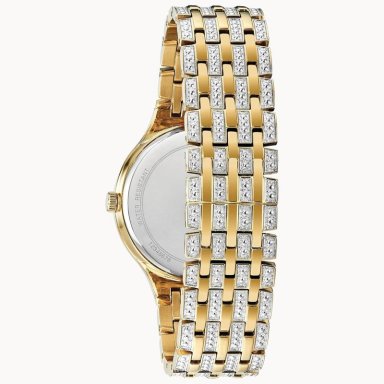 BULOVA RELOJ CRYSTAL PHANTOM HOMBRE CUARZO 3 AGUJAS ACERO INOXIDABLE | ORO/PLATA - 4