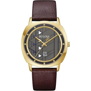 BULOVA RELOJ FRANK LLOYD WRIGHT HOLLYHOCK HOUSE DE HOMBRE CUARZO 3 AGUJAS | MARRÓN