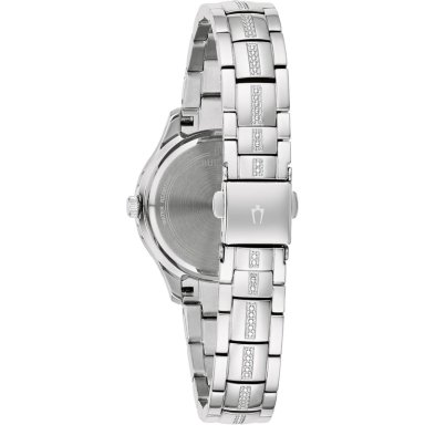 BULOVA RELOJ CRYSTAL PHANTOM MUJER CUARZO 3 AGUJAS SEGUNDERO PEQUEÑO NÁCAR | PLATEADO - 3