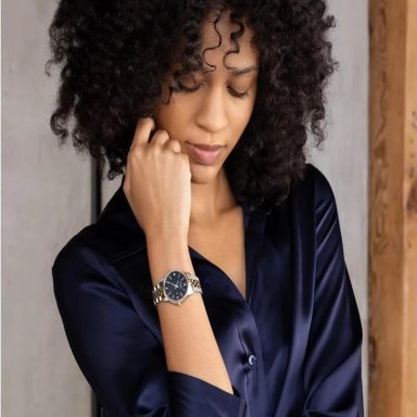 BULOVA RELOJ CLÁSICO MUJER CUARZO DIAMANTES ACERO 3 AGUJAS CALENDARIO FECHA | ORO/PLATA - 6