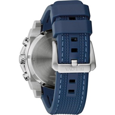 BULOVA RELOJ ICON HOMBRE CRONÓGRAFO CUARZO ALTA PRECISIÓN CRISTAL CURVADO | AZUL - 2