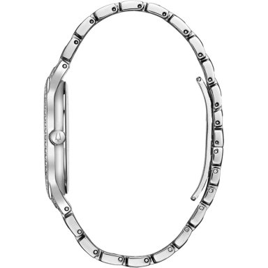 BULOVA RELOJ CRYSTAL PHANTOM HOMBRE ACERO INOXIDABLE CUARZO 3 AGUJAS NEGRA | PLATEADO - 5