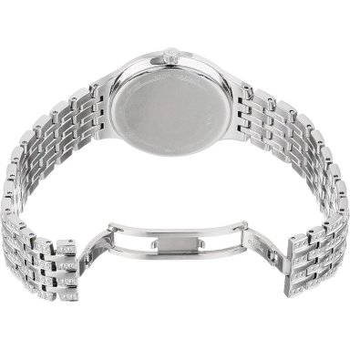 BULOVA RELOJ CRYSTAL PHANTOM HOMBRE ACERO INOXIDABLE CUARZO 3 AGUJAS NEGRA | PLATEADO - 6