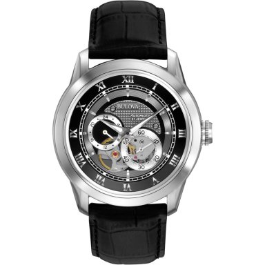 BULOVA RELOJ CLÁSICO SUTTON AUTOMÁTICO HOMBRE 4 AGUJAS SUBESFERA | NEGRO