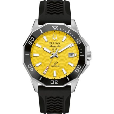 BULOVA RELOJ MARINE STAR HOMBRE CUARZO ALTO RENDIMIENTO 3 AGUJAS SILICONA | NEGRO - 1