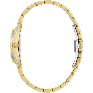 BULOVA RELOJ CLÁSICO DE MUJER CUARZO DOS AGUJAS CON DIAMANTES ACERO INOXIDABLE | ORO - 2
