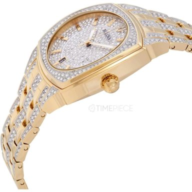 BULOVA RELOJ CRYSTAL PHANTOM HOMBRE CUARZO 3 AGUJAS FECHA | ORO/PLATA - 5