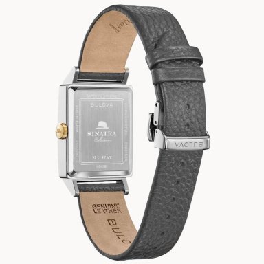 BULOVA RELOJ FRANK SINATRA HOMBRE MY WAY CORREA CUERO | GRIS - 3