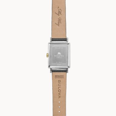 BULOVA RELOJ FRANK SINATRA HOMBRE MY WAY CORREA CUERO | GRIS - 4