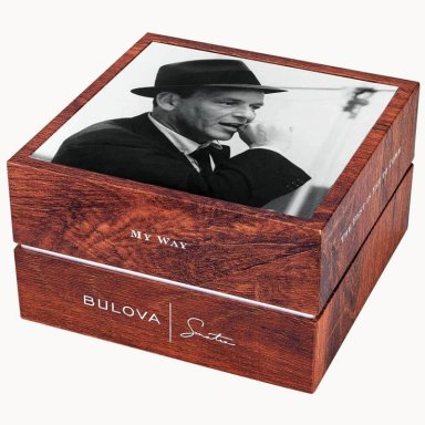 BULOVA RELOJ FRANK SINATRA HOMBRE MY WAY CORREA CUERO | GRIS - 5